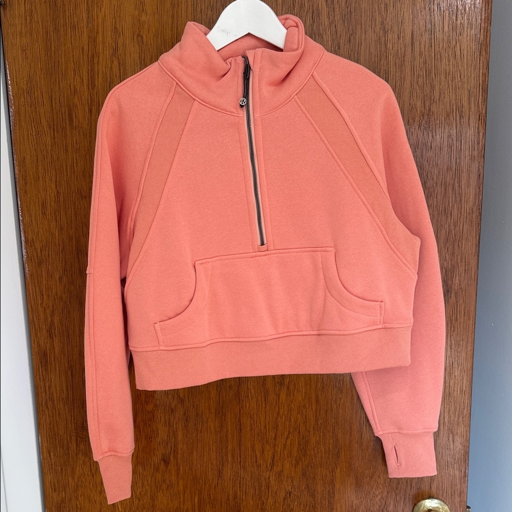 lululemon athletica Coral Cowl Neck Sweater